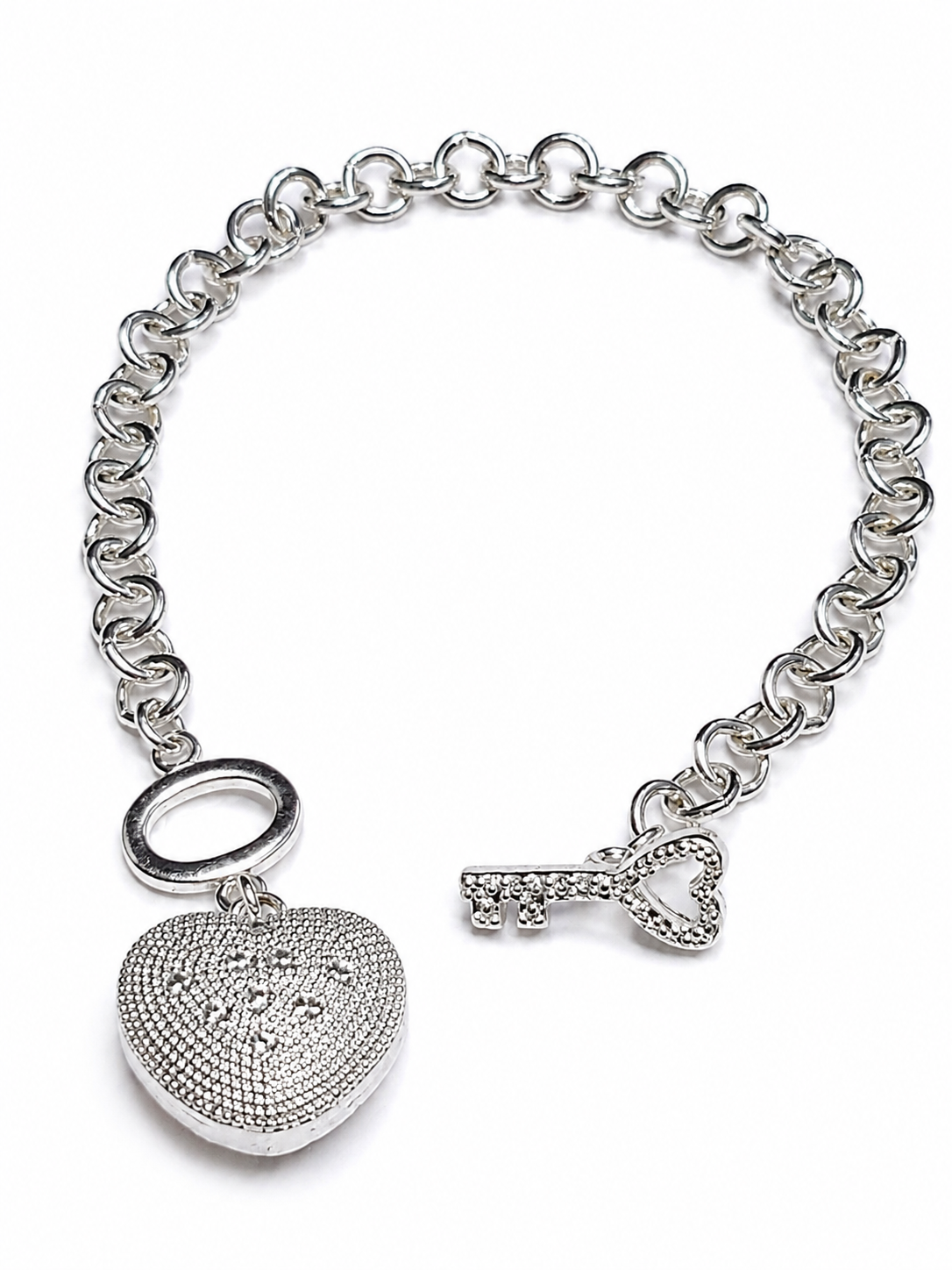 Key to My Heart Toggle Bracelet